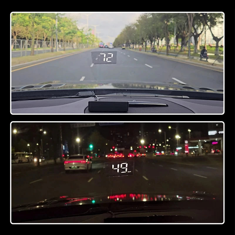 Xiaomi Car Head Up HD Electronics Accessories Display  GPS Speedometer Speed KMH Digital HUD Windshield Projector New Style