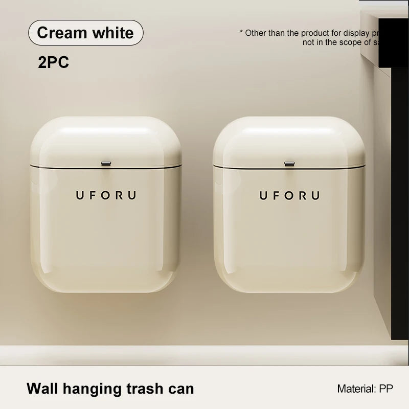 "UFORU household Large Capacity Wall-mounted  Trash Can  Kitchen storage organization"