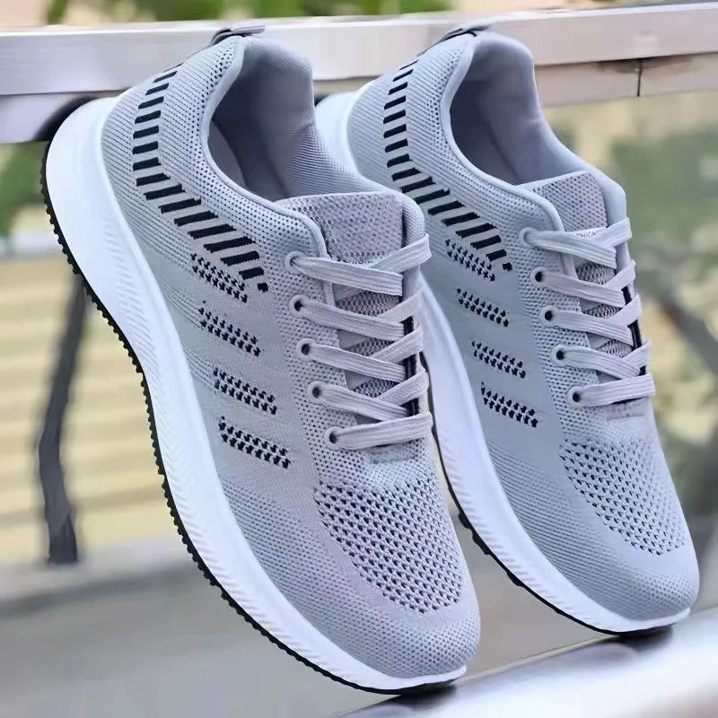 2025 Men's shoes, casual shoes, fashionable sports shoes, breathable running shoes, outdoor walking training tennis shoes ﻿
