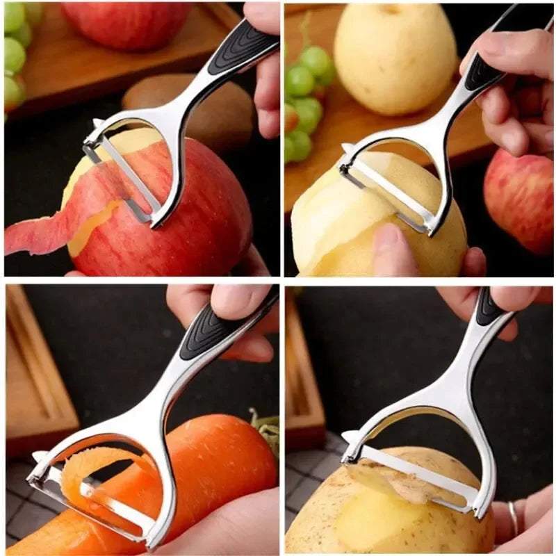 Stainless Steel Vegetable Peeler Potato Peeler Multi-function Kitchen Accessories Cuisine Pelador Carrot Grater Fruit Tools