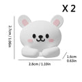 WORTHBUY Cute Desktop Cable Organizer Holder Winder Clips Desk Self-Adhesive Mobile Phone Data Cable Management Wire Cord Holder