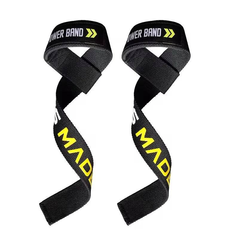AOLIKES Weightlifting Wrist Straps Strength Training Adjustable Non-slip Gym Fitness Lifting Strap Wrist Support Grip Band