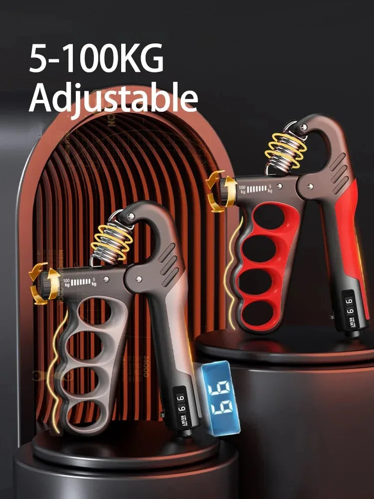 5-100Kg Hand Gripper Gym Wrist Expander Hand Strengthener Adjustable Dynamometer Hand Grip Finger Forearm Trainer Muscle Recover