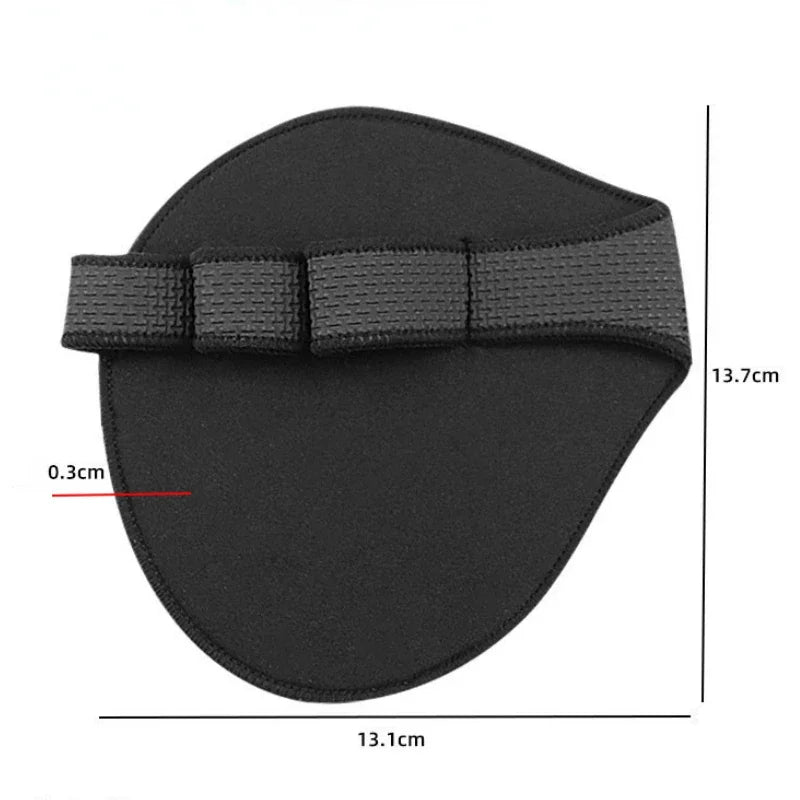 2PCS Neoprene Grip Pads Lifting Grips Gym Workout Gloves Weightlifting Calisthenics Powerlifting Fitness Sports Hand Protector