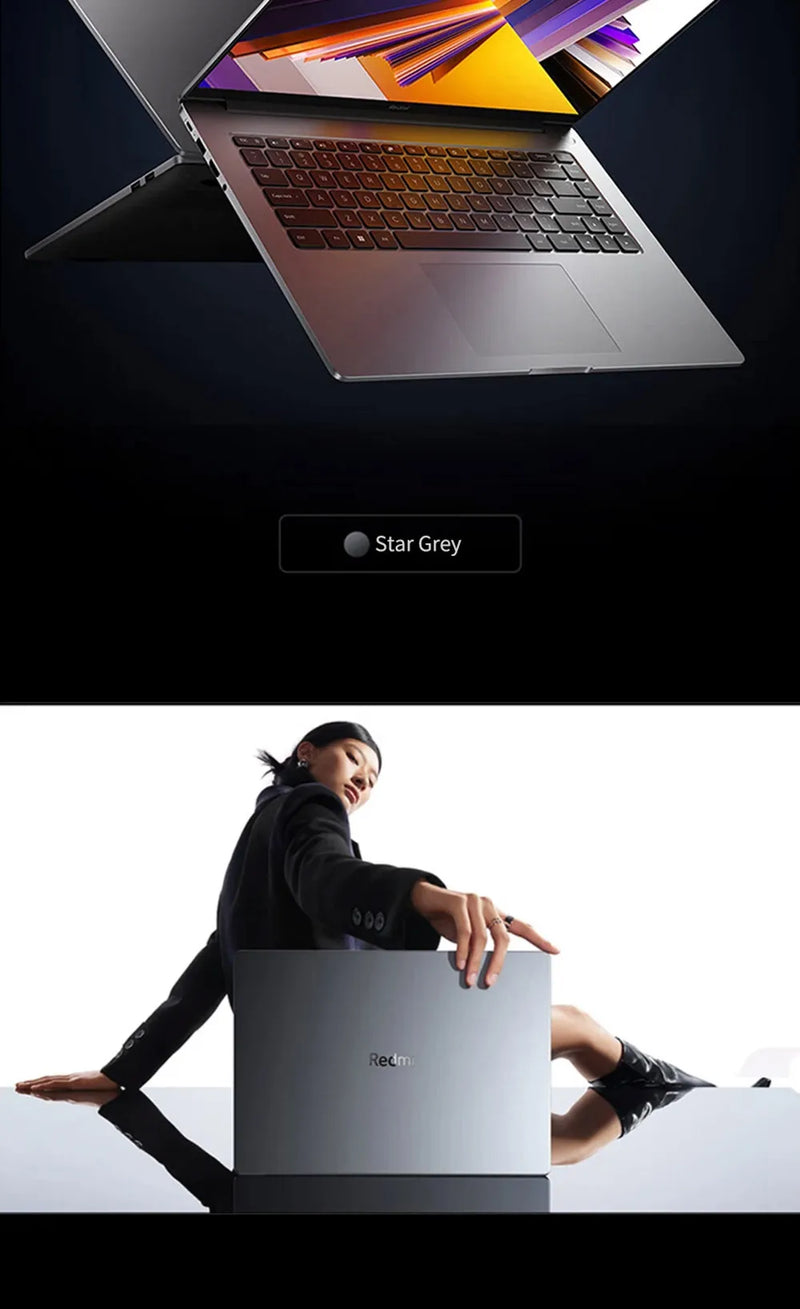 【Moscow Warehouse】Xiaomi RedmiBook 16 2024 New i5-13420H/13500H/12450H 16G 512G 16inch Screen JYU4577CN/JYU4585CN/JYU4614CN