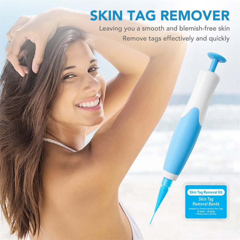 2 IN 1 Auto Micro Skin Tag Remover Device Standard And Micro Skin Tag Removal Kit Adult Mole Wart Remover Face Care Beauty Tools