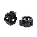 2.5CM 2pcs Barbell Clamps Spin Lock Collars Weight Bar Clips for Weightlifting Strength Training Gym Fitness Equipment