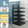 Adjustable Pot Rack Organizer, Kitchen Stainless Steel Pot Storage Rack ,Multi-Layer Household Pot and Pan Organzier for Kitchen