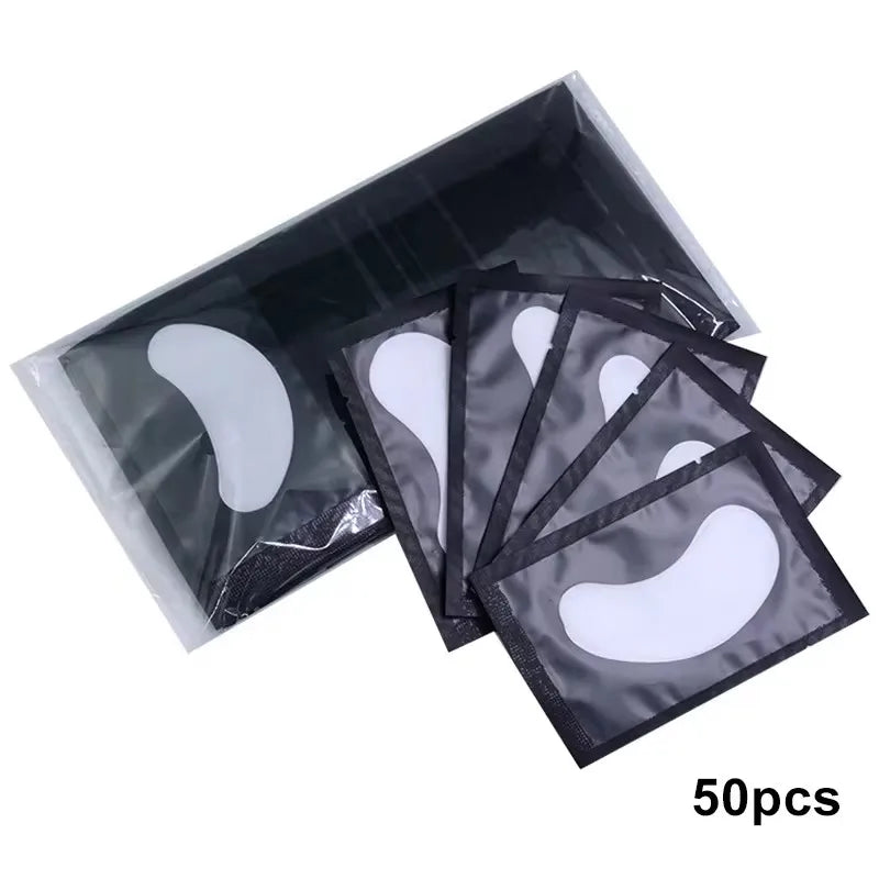 50 Pieces Of Hydrogel Eyelash Patch Grafting Eyelashes Isolating Pad Eyelash Patch Beauty  Moisturizing Eye Mask for Long-lastin