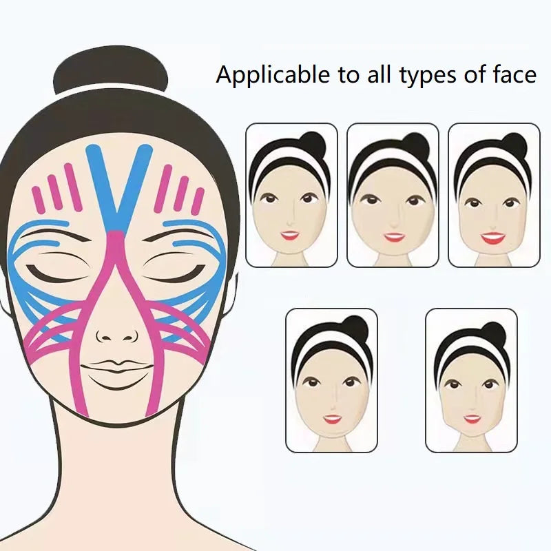 2.5CM*5M Wrinkle Face Tapes Face Lifting Tapes Face Tape Lifting Visage Beauty Tools LBHL09