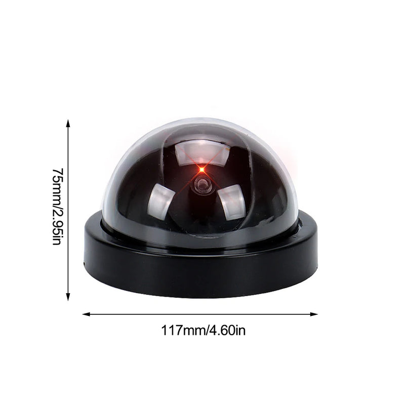 1Pcs Dummy Fake Camera with LED Red Light No Wiring Required Indoor Outdoor Fake Dome Security Camera Protection For Home