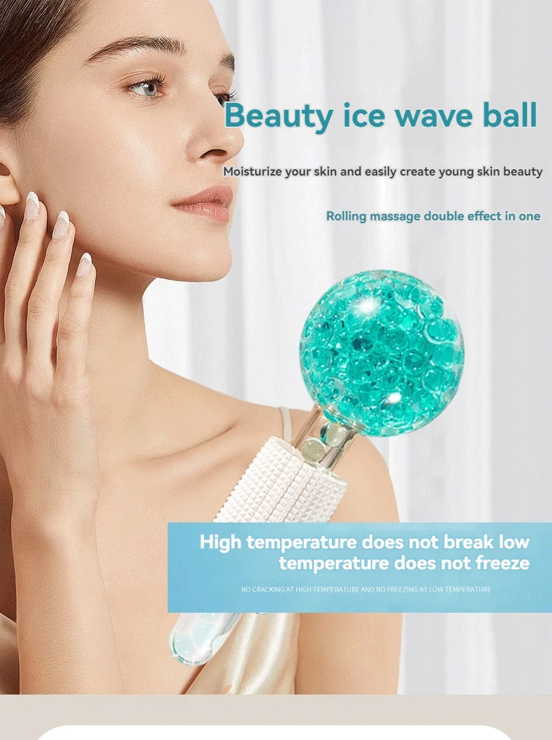 2Pcs Box LCE Globes For Facials Cooling LCE Balls For Face LCE RollerFacial Massager Freezer LCE Globes Tool For Face And Eyes