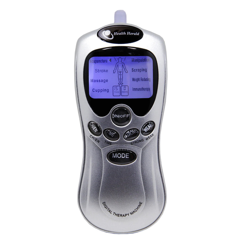 8 Model Electric body massager with adjustable dry battery power supply suitable for full body equipped W/ 4 patch replacements