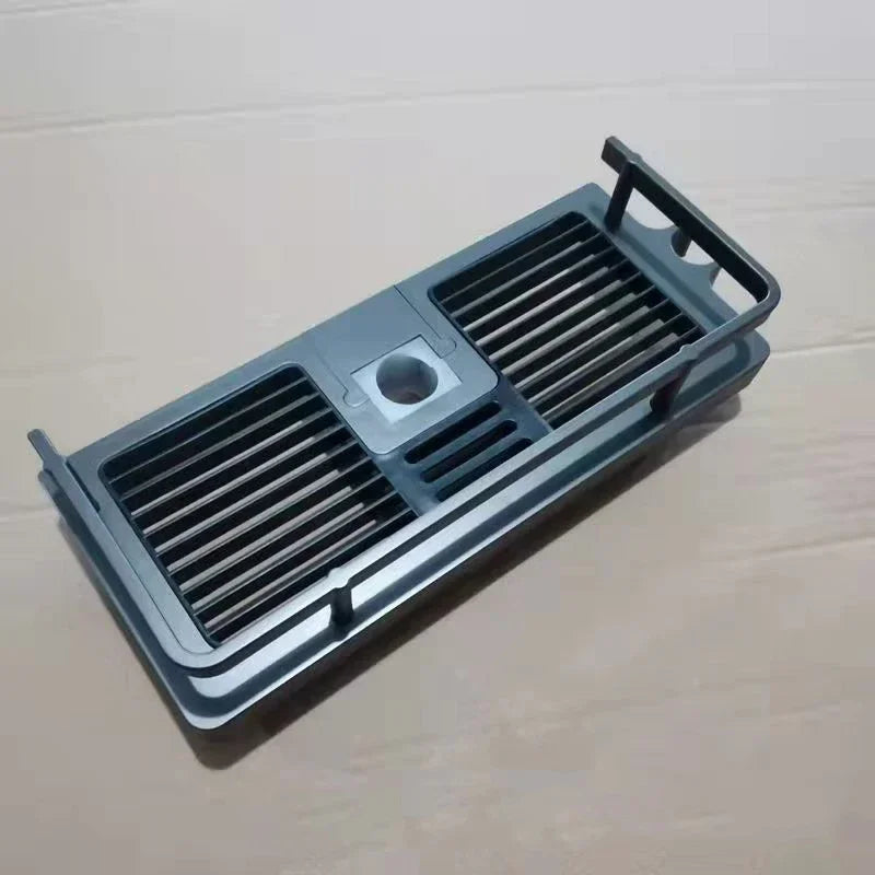 Bathroom Shower Storage Rack Organizer No Drilling Lifting Rod Shower Head Holder Shower Gel Shampoo Tray Holder Pole Shelves