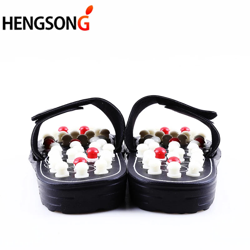 Acupoint Massage Slippers  Massager Shoes For Feet Unisex Home Flip Flop Health Care   Rotating  Feet Chinese Acupressure