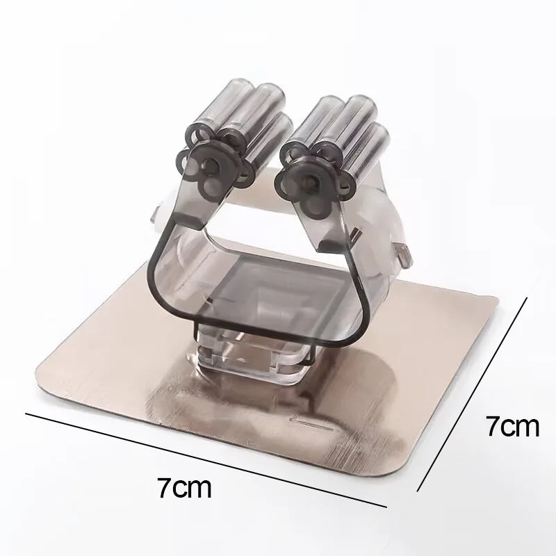 1-10PCS Adhesive Multi-Purpose Hooks Wall Mounted Mop Organizer Holder RackBrush Broom Hanger Hook Kitchen Bathroom Strong Hooks
