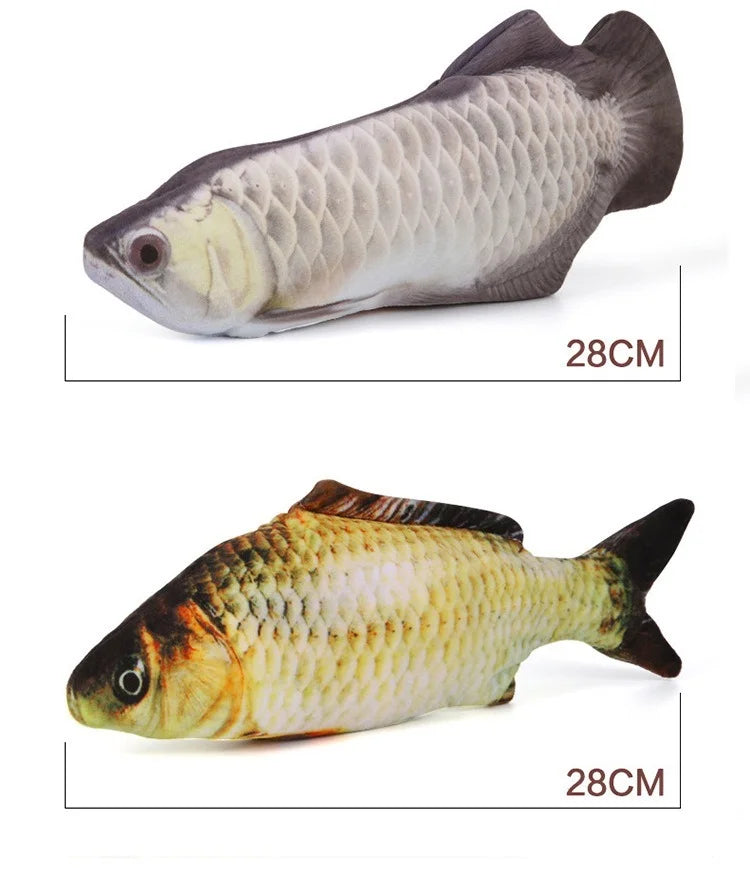 Electric Cat Toy Fish Pet Cat Toys Simulation Fish Swing Kitten Dance Fish Toy Funny Cats Chewing Playing Supplies USB Charging