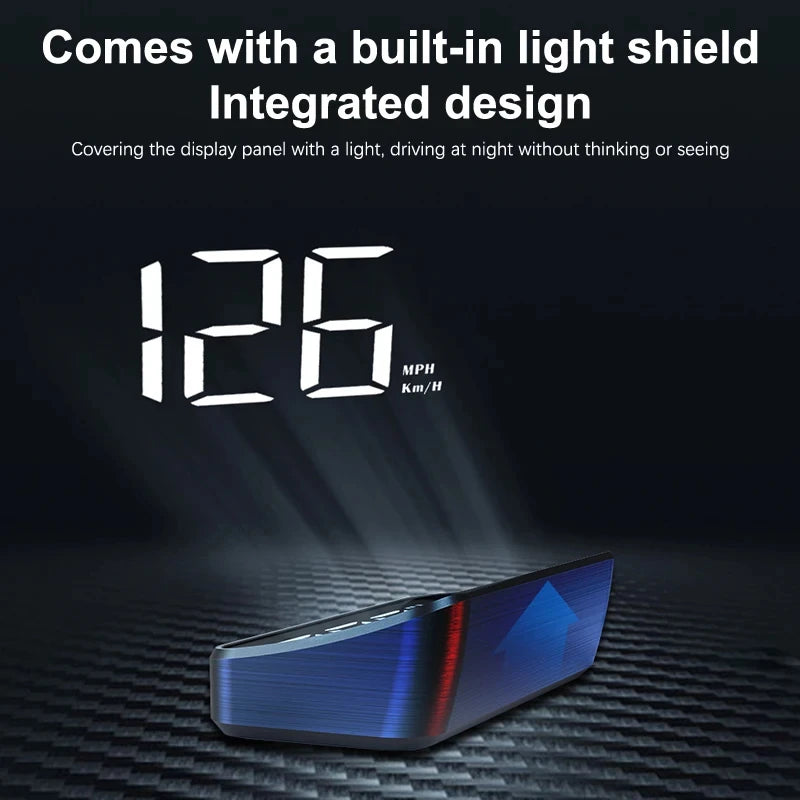 Xiaomi Car Head Up HD Electronics Accessories Display  GPS Speedometer Speed KMH Digital HUD Windshield Projector New Style