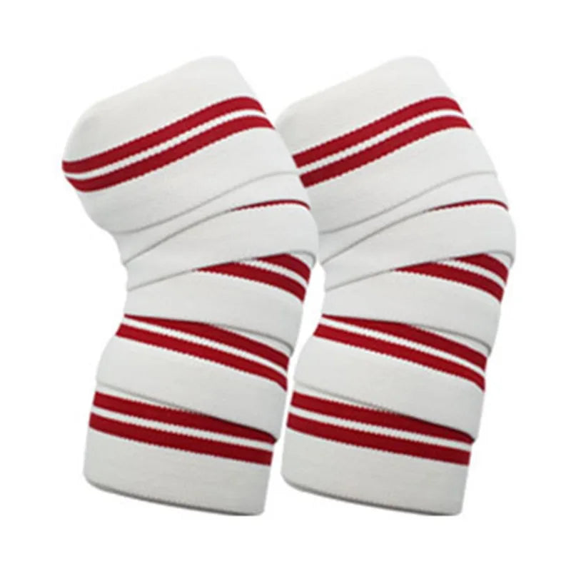 1pc Sports Knee Wraps Straps for Gym Workout Weightlifting Fitness Squats Training Elastic Knee Strap Sleeves Protector