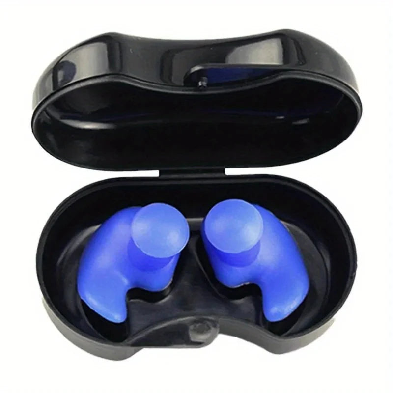 DIZETION Swimming Earplugs Waterproof Reusable Silicone Ear Plugs Diving Plugs For Water Surf Showering Bathing Accessories