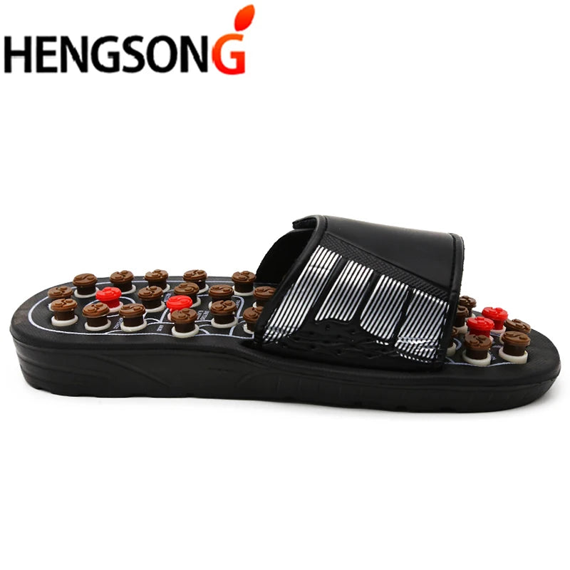 Acupoint Massage Slippers  Massager Shoes For Feet Unisex Home Flip Flop Health Care   Rotating  Feet Chinese Acupressure