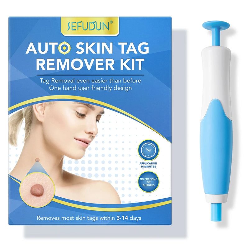 2 IN 1 Auto Micro Skin Tag Remover Device Standard And Micro Skin Tag Removal Kit Adult Mole Wart Remover Face Care Beauty Tools