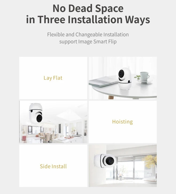 IP Camera YCC365 Plus Smart Home 1620P HD Security camera Auto Tracking Network Wireless Surveillance Night Vision WiFi Camera