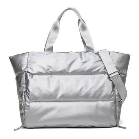 Yoga Mat Bag Women Gym Bag Tote Fitness Sports Large Capacity Travel Shoulder Bag Zipper Storage Bags Winter Ladies Wet Dry Pack