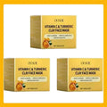 Vitamin C Turmeric Mud Mask Cleansing Shrinking Pores Moisturizer Brighten Deep Hydration Lightening Reduce Dullness Clay Mask