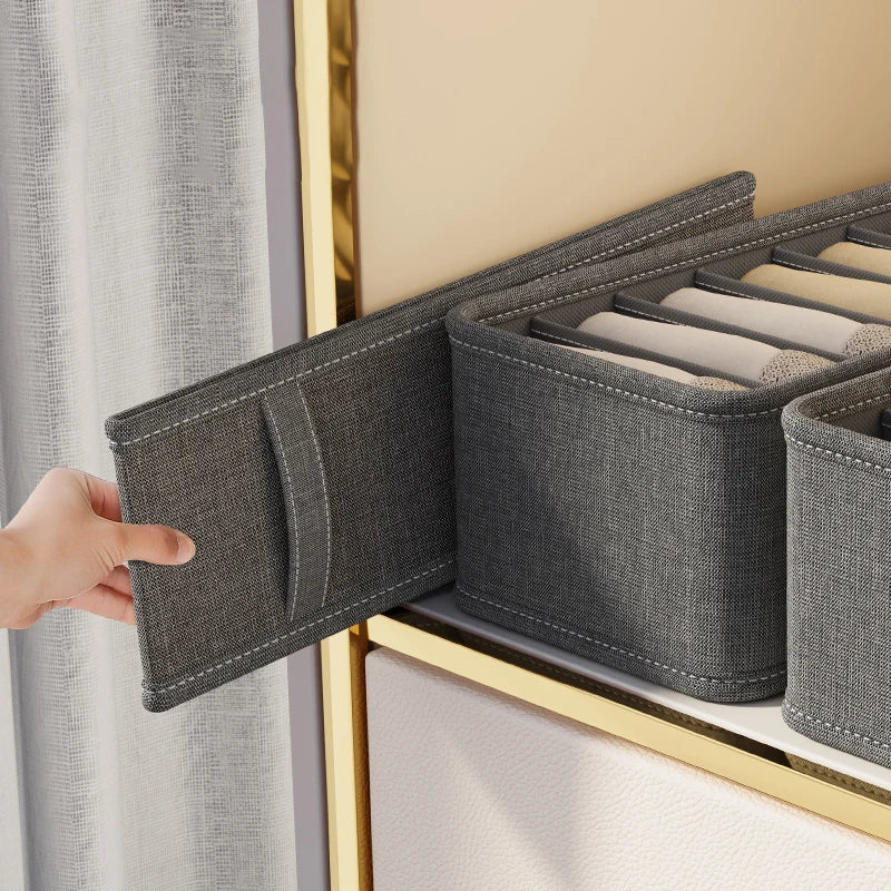 20/6/7/1 Grids Cation PP Sock Bra Pants Simplicity Organizers Of Cabinets And Drawers Home Sorting Boxes Storage Organizer Box