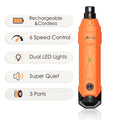 6-Speed Dog Nail Grinder  Enhanced Pet Nail Grinder Super Quiet Rechargeable Electric Dog Nail Trimmer Painless paws grooming
