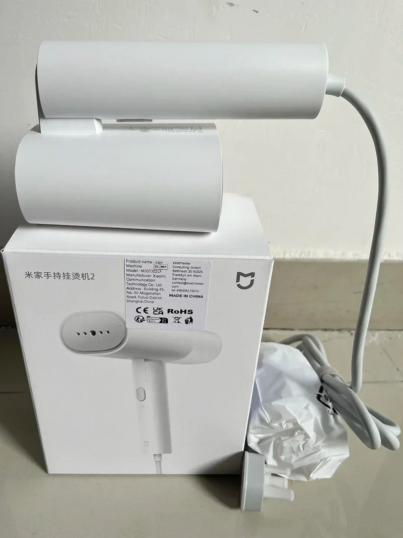 Xiaomi Mijia Garment Steamer 2 Foldable Handheld Clothes Steam Iron Portable Mite Removal Iron Steamer for Travel Home Appliance