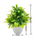 Artificial Plant Tree Window Sill Office Table Desktop Decoration Plastic Garden Fake Plant Potted Home Decor Potted Ornaments