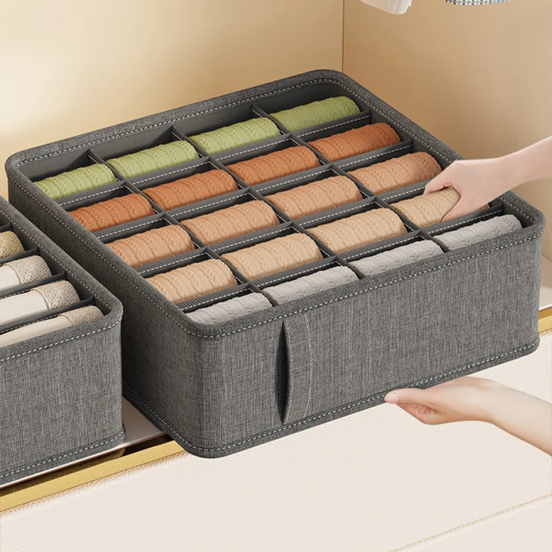 20/6/7/1 Grids Cation PP Sock Bra Pants Simplicity Organizers Of Cabinets And Drawers Home Sorting Boxes Storage Organizer Box