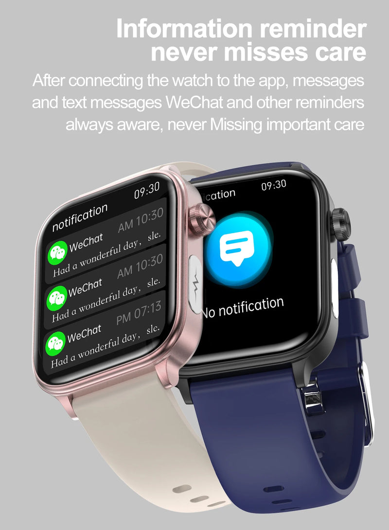 2025 New ECG+PPG Monitoring Smart Watch Women Blood pressure Blood Lipid Uric Acid Women Menstrual Health Tracker Smartwatches