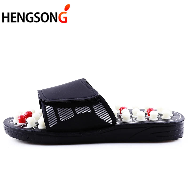 Acupoint Massage Slippers  Massager Shoes For Feet Unisex Home Flip Flop Health Care   Rotating  Feet Chinese Acupressure