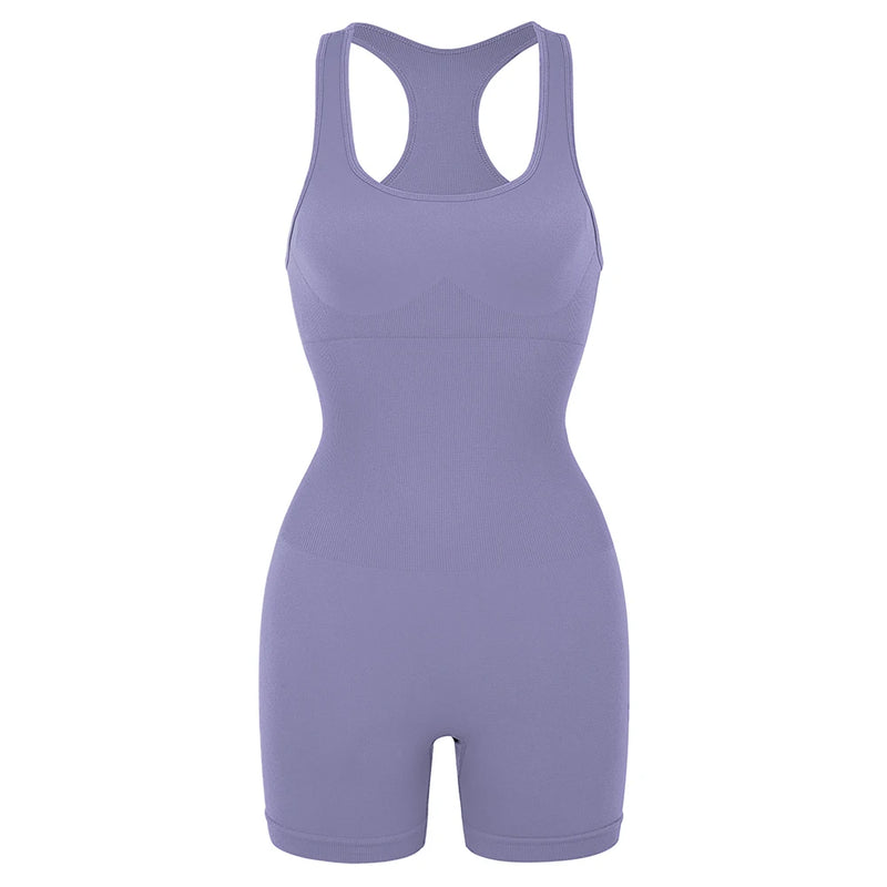 2024 Jumpsuits Women Yoga Shorts Female Sleeveless Sport Romper Bodysuits Summer Yoga Playsuits Skinny Gym Fitness Outfits