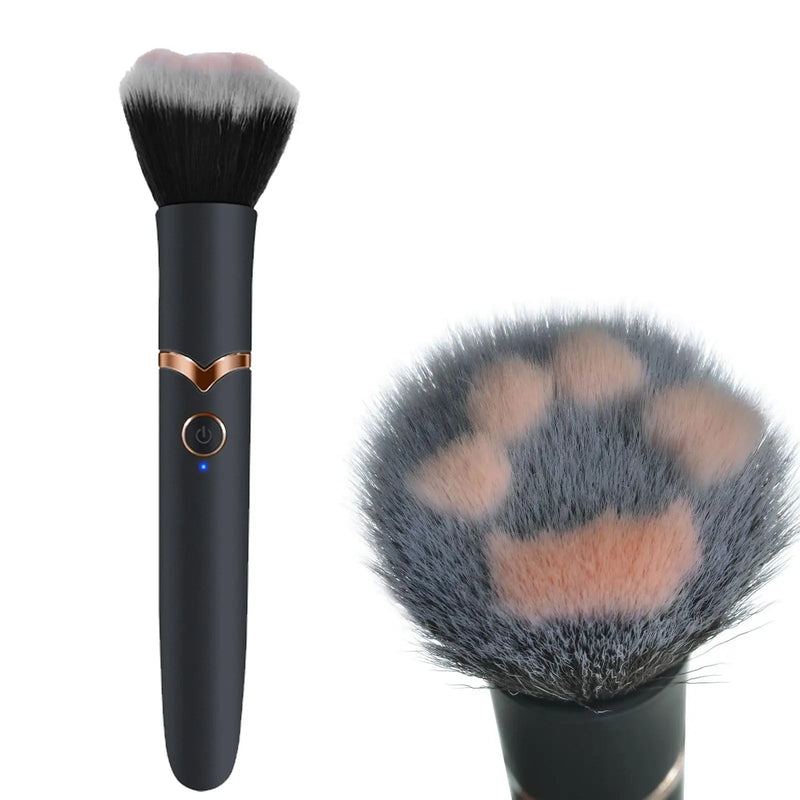 Electric Cosmetic Brush Foundation Blush Loose Powder Brush Beauty Tools Washable Vibration Rechargeable Makeup Brush Tools