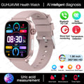 2025 New ECG+PPG Monitoring Smart Watch Women Blood pressure Blood Lipid Uric Acid Women Menstrual Health Tracker Smartwatches