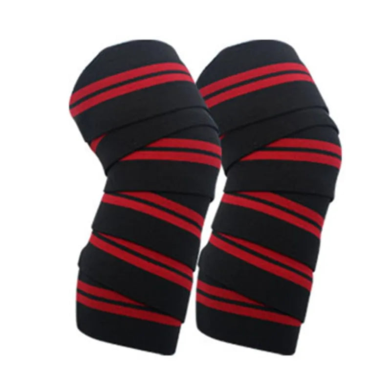1pc Sports Knee Wraps Straps for Gym Workout Weightlifting Fitness Squats Training Elastic Knee Strap Sleeves Protector