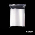 300/100PCS Transparent Zip Bags Food Jewelry Vacuum Storage Bag Plastic Thicken Reclosable Poly Bag Kitchen Organization Package