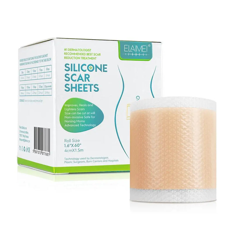 150cm Silicone Gel Scar Sheet Patch Treatment Removal Tape Acne Trauma Burn Scar Cover Skin Repair Section Ear Beauty