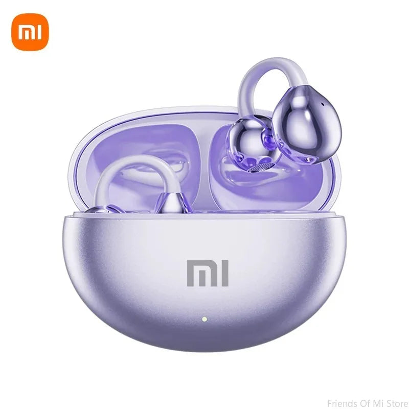 Xiaomi Open Ear Clip Earbuds ENC Wireless Bluetooth5.4 Headphone Noise Cancelling Earphone With Mic For Android iOS