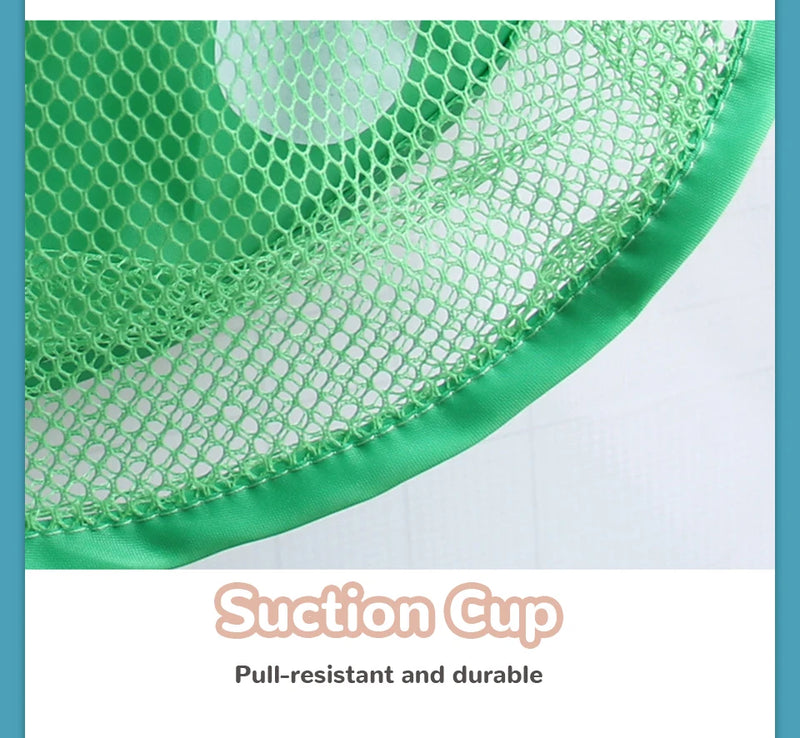 Baby Bath Toys Cute Duck Frog Mesh Net Toy Storage Bag Strong Suction Cups Bath Game Bag Bathroom Organizer Water Toys for Kids