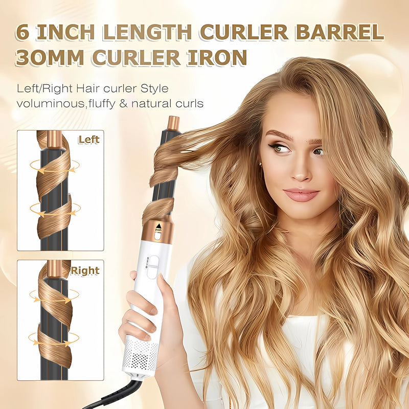 5 in 1 Hair Dryer Hot Comb Set Professional Curling Iron Hair Straightener Styling Tool  Airwrap Hair Dryer Household