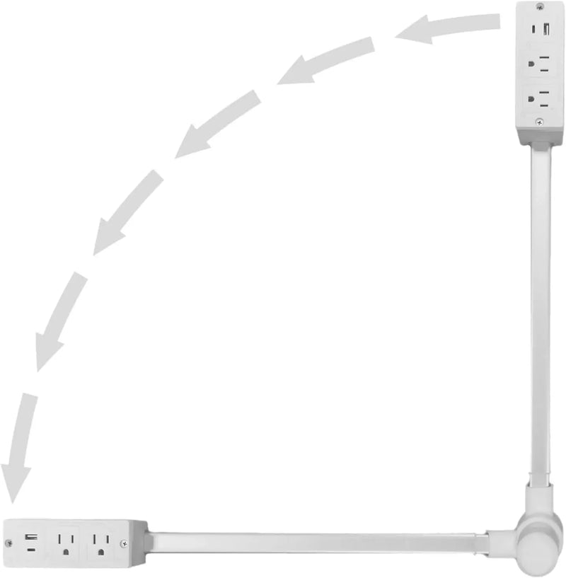 Power Outlet Extender with USB-C – US Plug