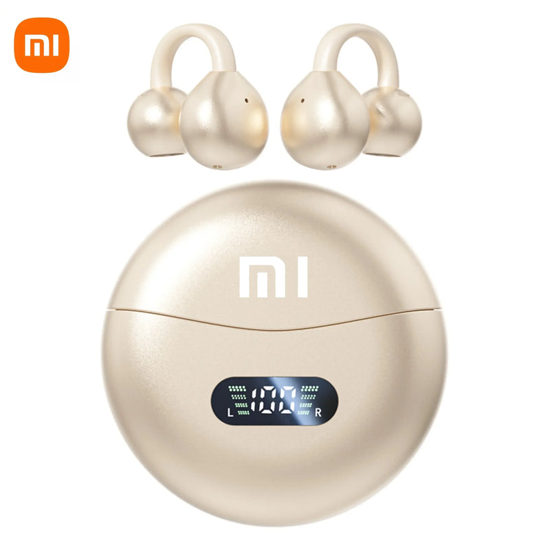 Xiaomi Bone Conduction Earbuds HIFI Bluetooth 5.4 Wireless Clip on Ear With Digital Display Waterproof Sport Headsets With Mic