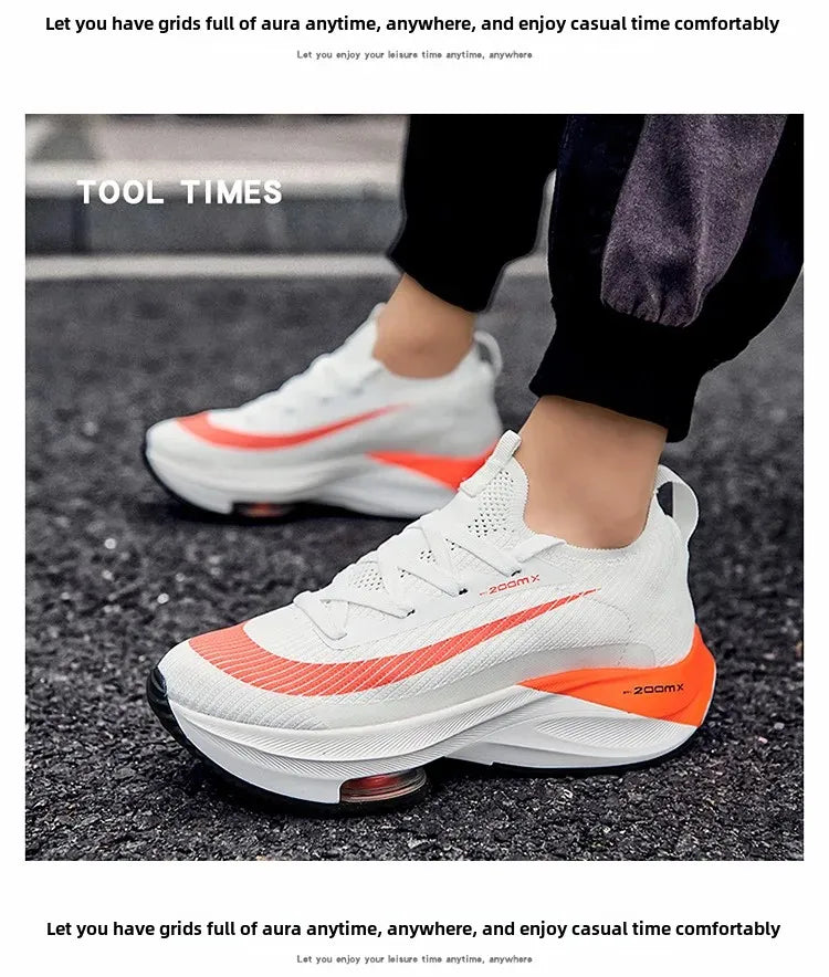 Plus Size New 2024 Spring Air Cushion Sports Men's Running Shoes Unique Fashionable Trendy Lightweight Men's Footwear From China