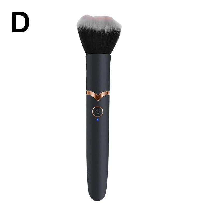 Electric Cosmetic Brush Foundation Blush Loose Powder Brush Beauty Tools Washable Vibration Rechargeable Makeup Brush Tools