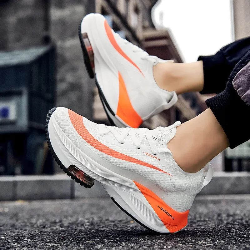Plus Size New 2024 Spring Air Cushion Sports Men's Running Shoes Unique Fashionable Trendy Lightweight Men's Footwear From China